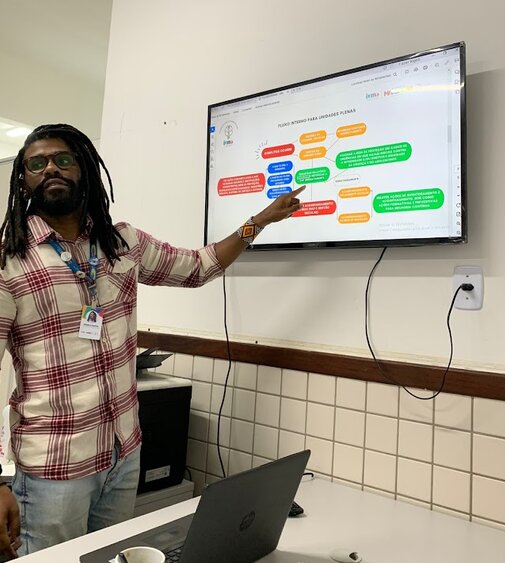 Apresentação de fluxo de resolução de conflitos
