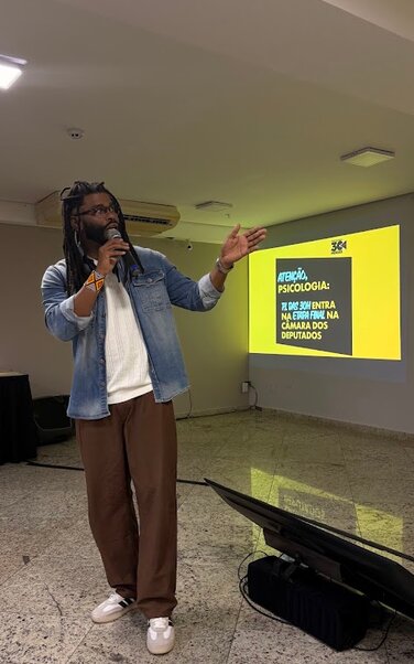 Rômulo em ação como Conselheiro Federal do CFP