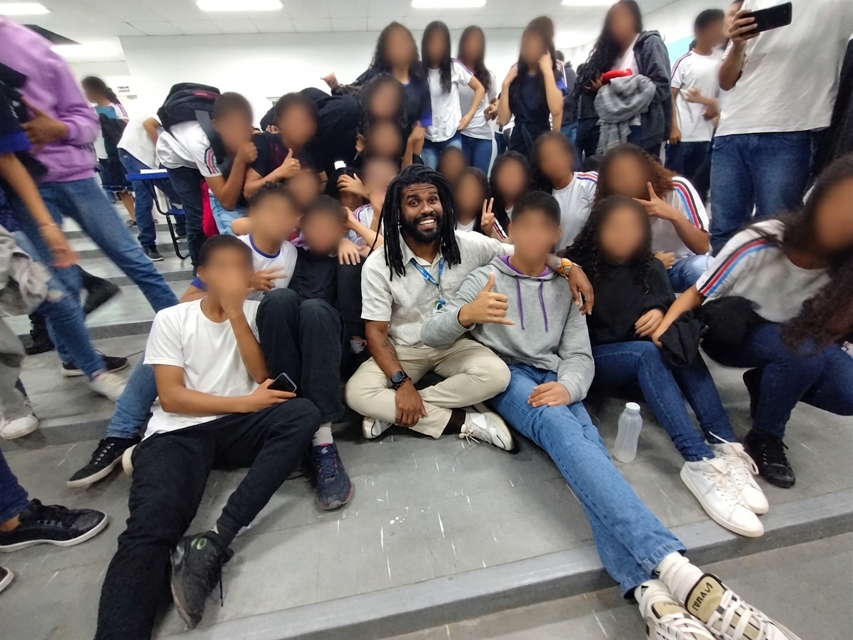 Palestra sobre masculinidade em escola do sul do Maranhão