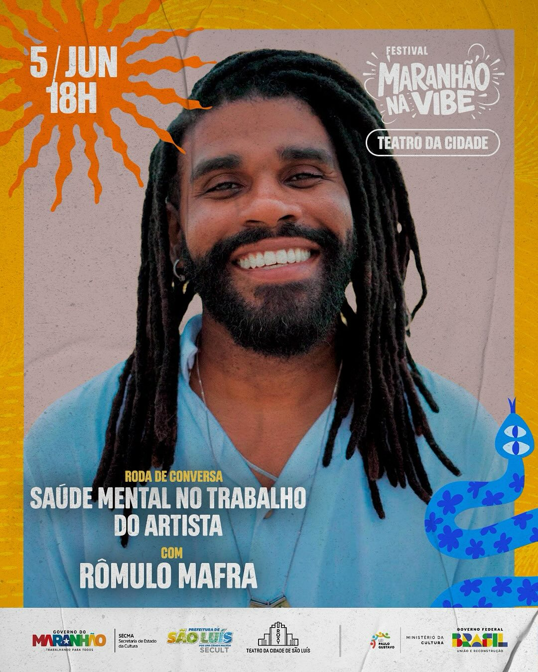 Festival Maranhão na Vibe - Roda de Conversa Saúde Mental